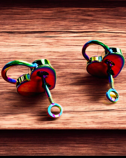 Mini Cadenas Cœur DeLuxe - Ensemble de 2 cadenas avec clés, 6 variantes au choix, possibilité de personnalisation par gravure pour cadeau