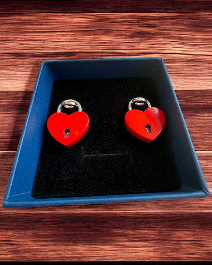 Mini Cadenas Cœur DeLuxe - Ensemble de 2 cadenas avec clés, 6 variantes au choix, possibilité de personnalisation par gravure pour cadeau