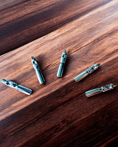 "Steampunk Elegance" Calligraphy Pen with Turkey Feather - Handcrafted, 5 Variants to Choose From, Custom Engraving for Gift