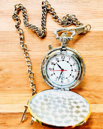 Pocket Watch "Motocyklowy Elegancik 2" – Engraving for a gift, 3 color variants