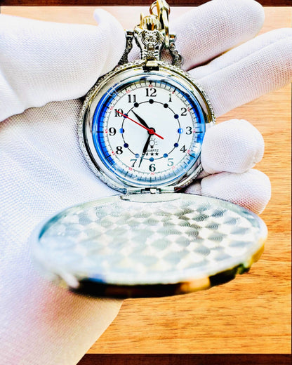 Pocket Watch "Motocyklowy Elegancik 2" – Engraving for a gift, 3 color variants