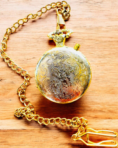 Pocket Watch "Motocyklowy Elegancik 2" – Engraving for a gift, 3 color variants