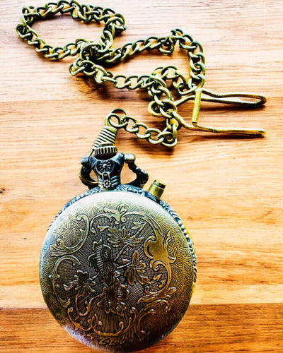 Pocket Watch "Motocyklowy Elegancik 2" – Engraving for a gift, 3 color variants