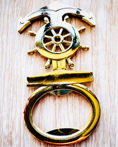 Ouvre-bouteille Capitaine - possibilité de personnalisation par gravure, couleur argent