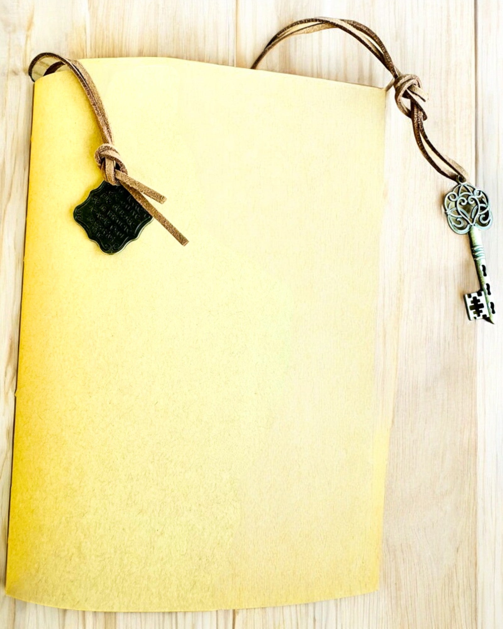Carnet Vintage "Clé du Passé" - Possibilité de gravure pour cadeau, carnet