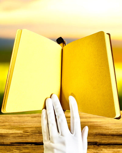 Vintage Notitieboek "Sleutel van het Verleden" - Mogelijkheid tot graveren als cadeau, notitieblok