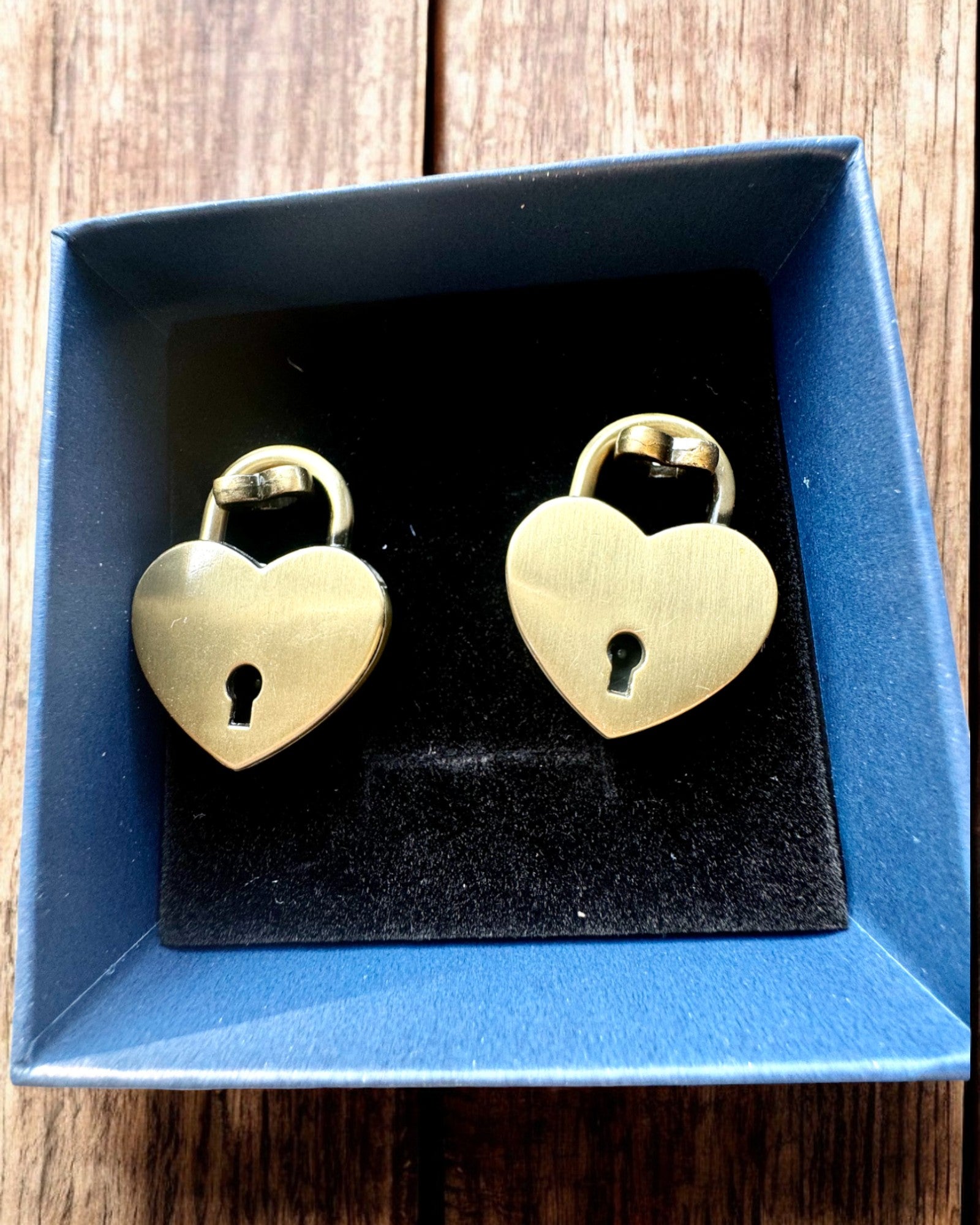 Mini Cadenas Cœur DeLuxe - Ensemble de 2 cadenas avec clés, 6 variantes au choix, possibilité de personnalisation par gravure pour cadeau
