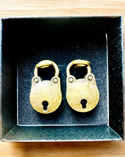 Mini-cadenas d'amour - Ensemble de 2 cadenas rétro gravés, personnalisation pour cadeau