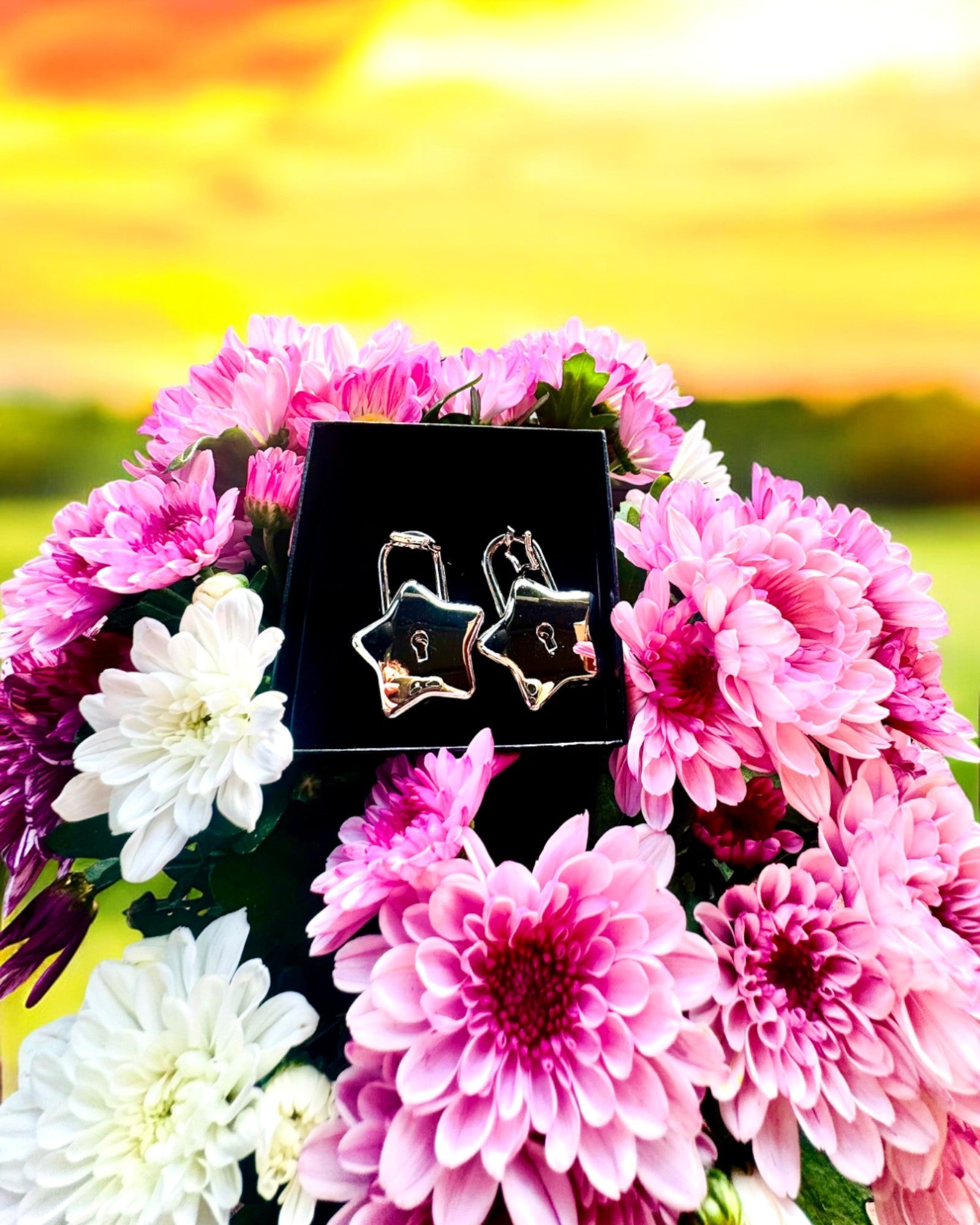 2 mini cadenas étoilés avec gravure – Protégez vos rêves, personnalisés pour un cadeau, 2 variantes de couleur au choix