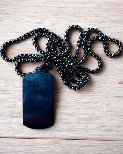 Halskette für Herren Elegante Kraft - Personalisierung mit Gravur als Geschenk