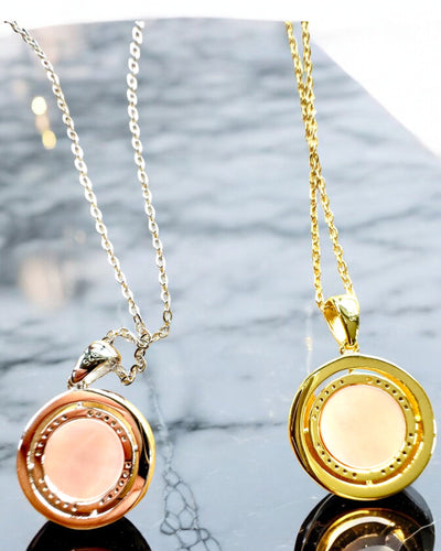 Collier Boussole "Direction Étoilée", possibilité de personnalisation avec gravure, 2 variantes de couleur au choix