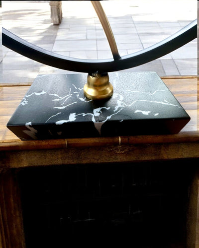 "Elegant Insect" Stand - for wine bottle and glasses, height 33 cm, customizable with engraving for a gift