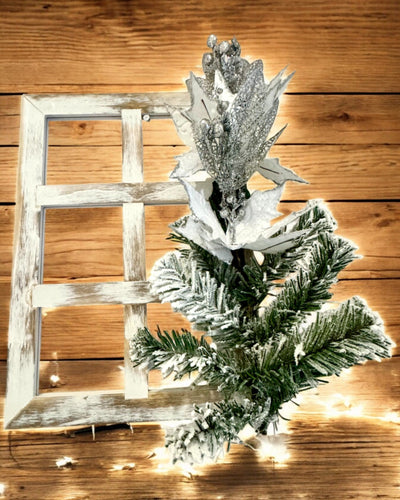 2 stuks feestelijke decoratieve lijsten "Winterglans", mogelijkheid tot personalisatie met gravure als cadeau