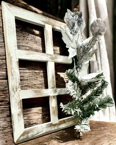 2 stuks feestelijke decoratieve lijsten "Winterglans", mogelijkheid tot personalisatie met gravure als cadeau