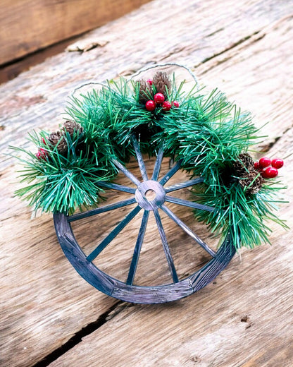 Decoratieset 3 x Kerstkransen "Vrolijke Ster" - mogelijkheid tot personalisatie met gravure als cadeau