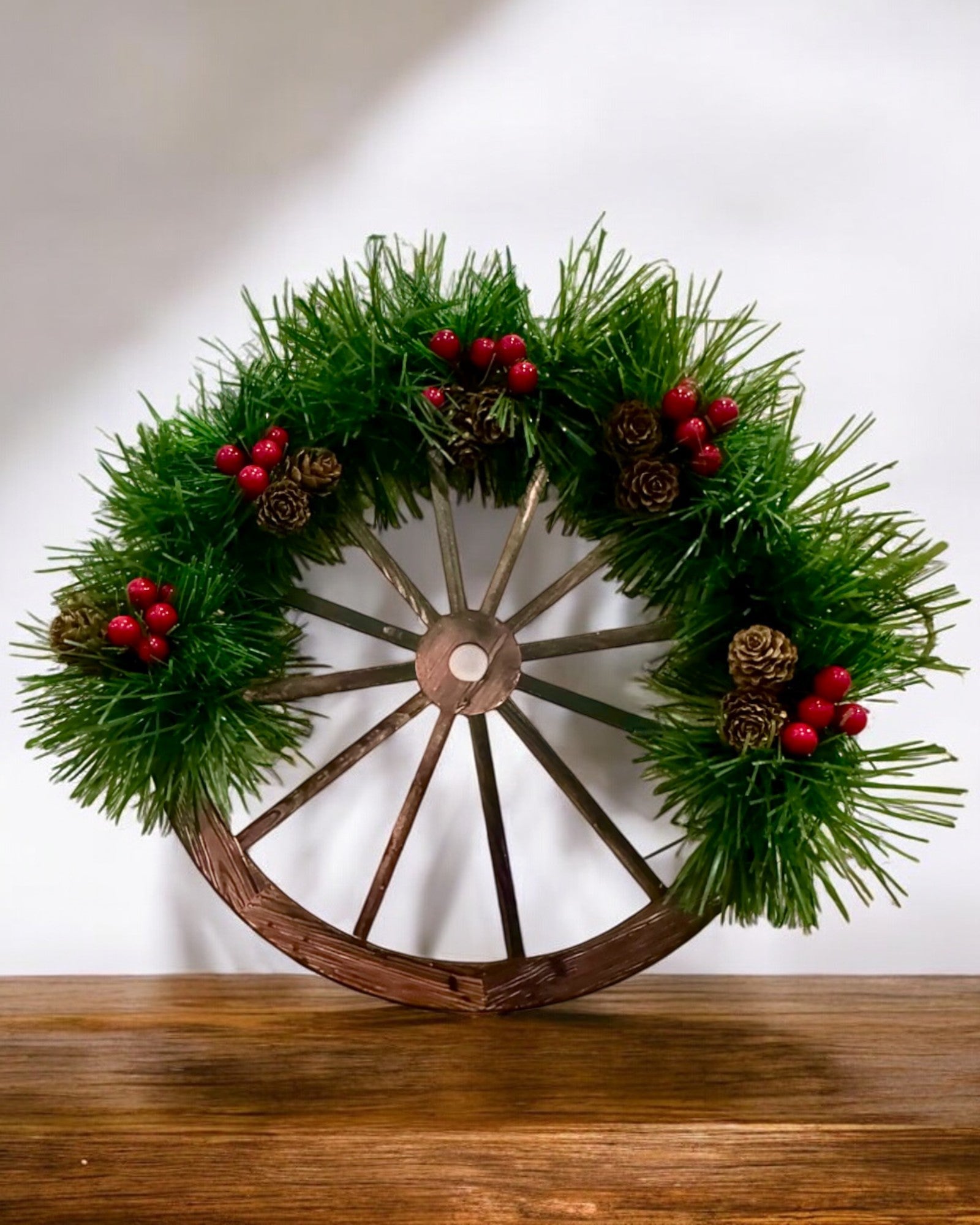 Decoratieset 3 x Kerstkransen "Vrolijke Ster" - mogelijkheid tot personalisatie met gravure als cadeau