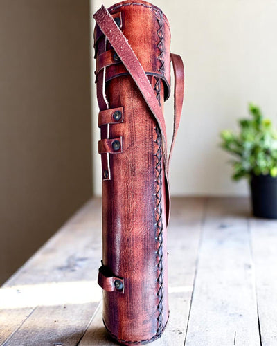 Lunette Royale "Voyager 1818" – Exclusive, en Laiton, 83 cm, faite à la main, étui en Cuir Véritable – Édition de Collection, personnalisation par gravure pour cadeau