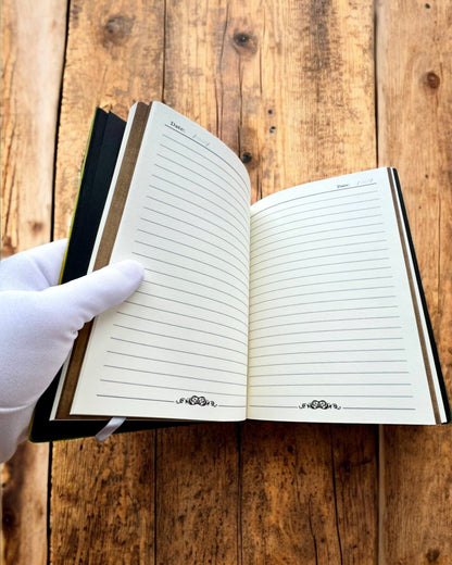 Forest Deer – Deer-Themed Notebook, A5 - personalization with engraving for a gift