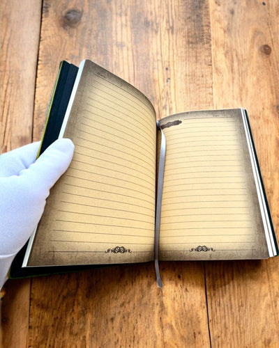 Carnet Cerf de la Forêt avec Motif de Cerf, A5 - personnalisation par gravure pour cadeau