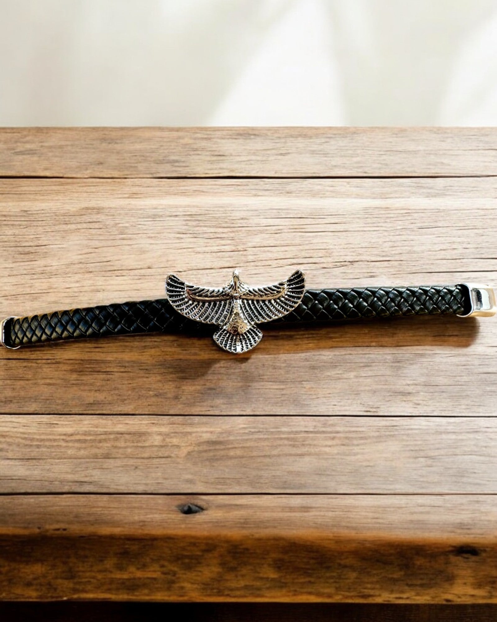 Men's Bracelet "SkyRider" – Leather Style with Character - Customizable with Engraving