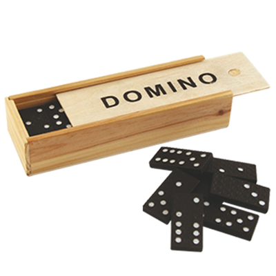 Domino dans une boîte en bois - 1096116