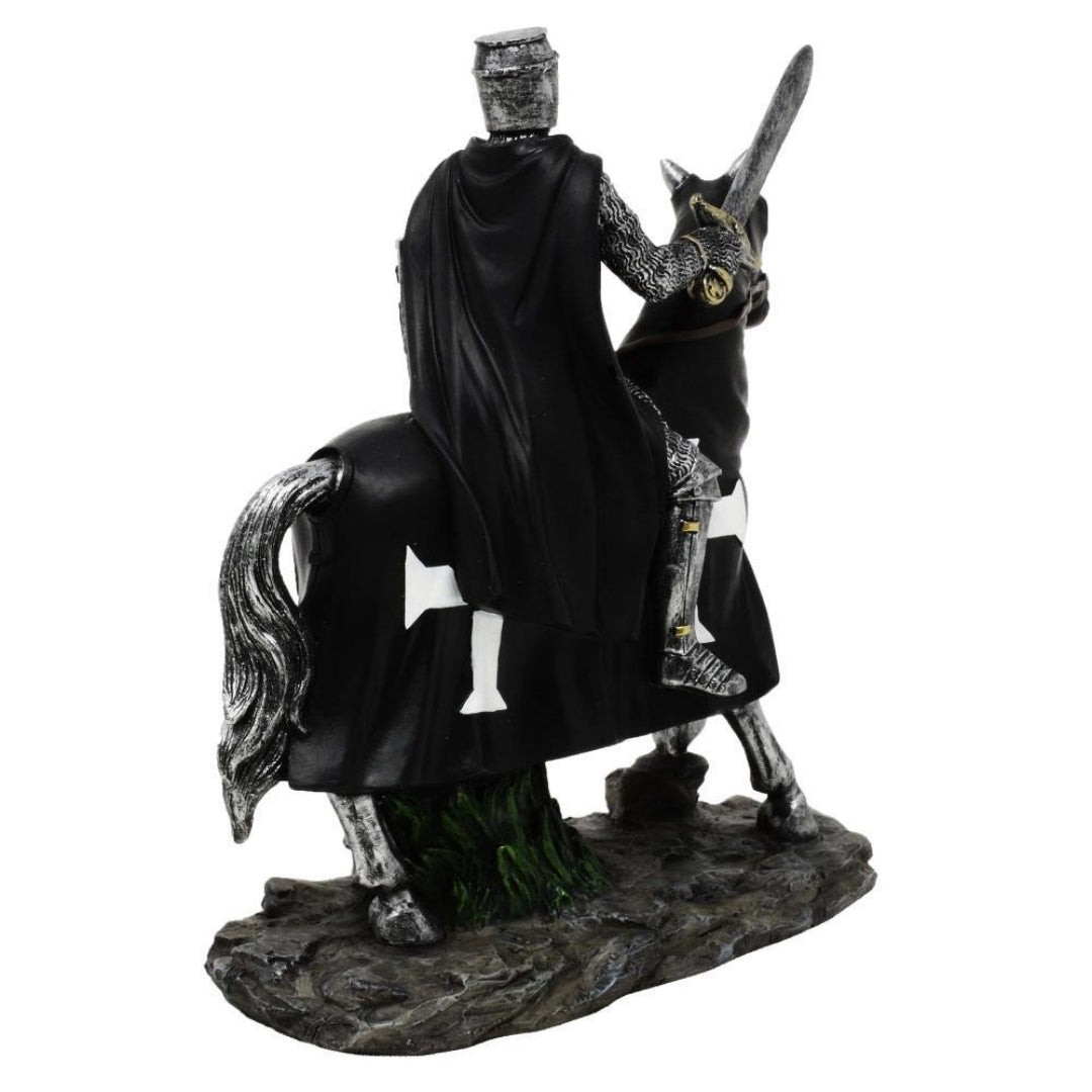 Decoratief beeldje ridder te paard 22 cm - MC-23115