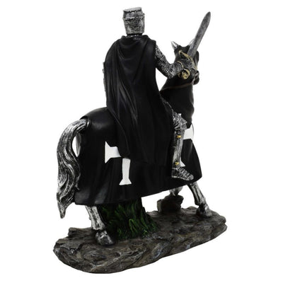 Decoratief beeldje ridder te paard 22 cm - MC-23115