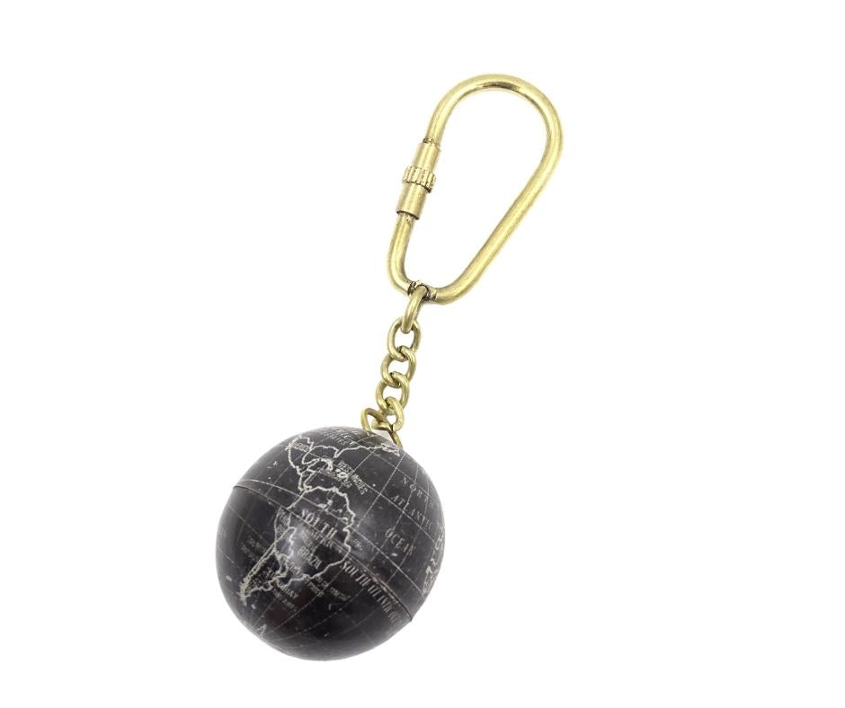 Porte-clés Globe - Cadeau pour voyageur - KRT14