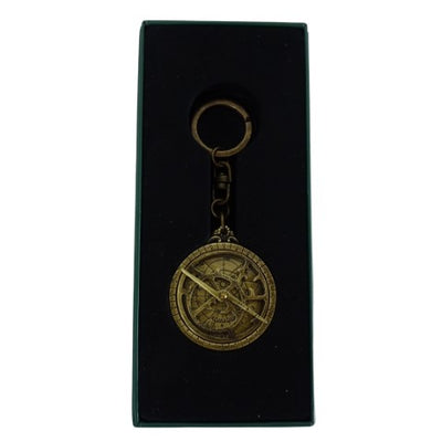 Porte-clés premium astrolabe en laiton - cadeau astronomie – H80