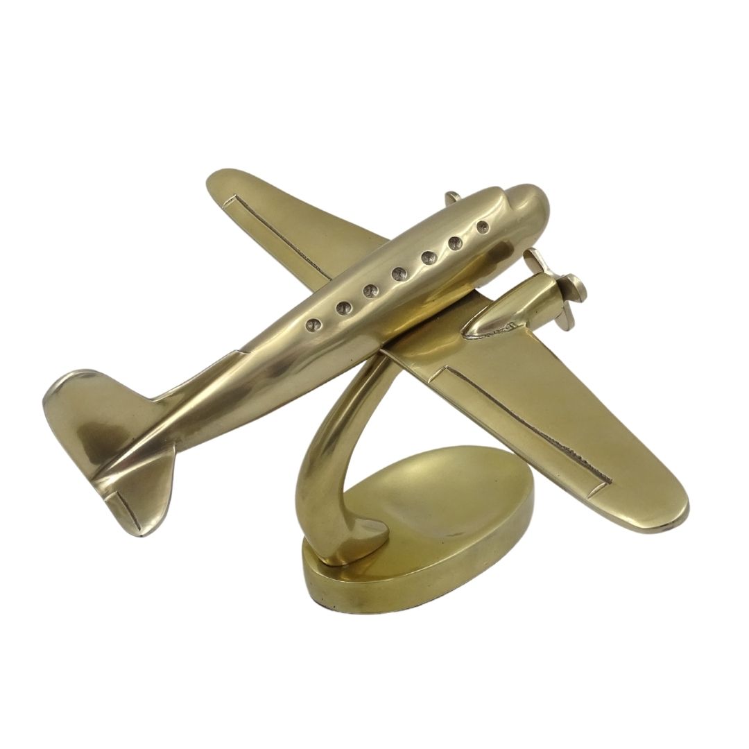 Grand modèle métallique d’avion bimoteur – 90549
