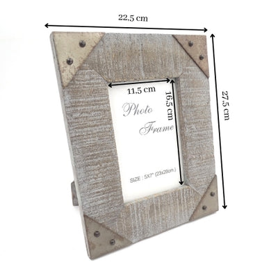 Cadre photo en bois - 30375 - format photo 13 x 18cm