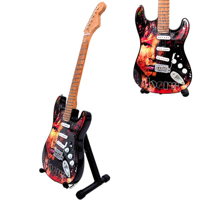 Mini-guitare Jim Morrison The Doors - Bois d’acajou – MGT-6569