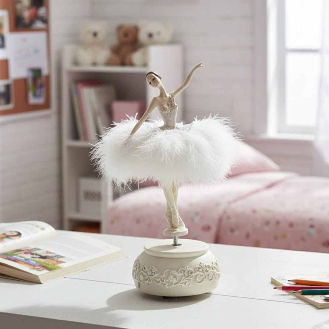 Boîte à musique Ballerine Reine des neiges mobile 23,5 cm – MP-19009