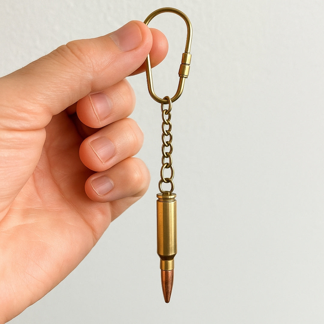 Porte-clés cartouche balle dans un coffret élégant - Cadeau militaire – KRT18A