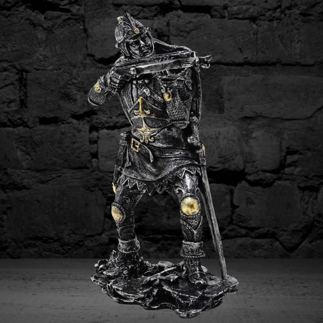 Figurine chevalier médiéval avec arbalète 20cm arbalétrier - Cadeau rétro - MC-23151