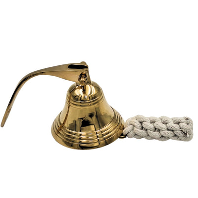 Cloche de navire en laiton diamètre 7,5 cm - décoration marine - HB34/3