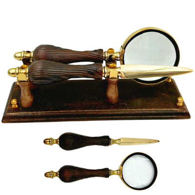 Stylish Retro Office Set with Engraving