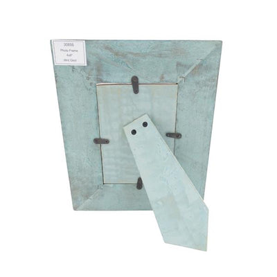 Cadre photo en bois or-menthe - 30898 - format photo 15x10cm