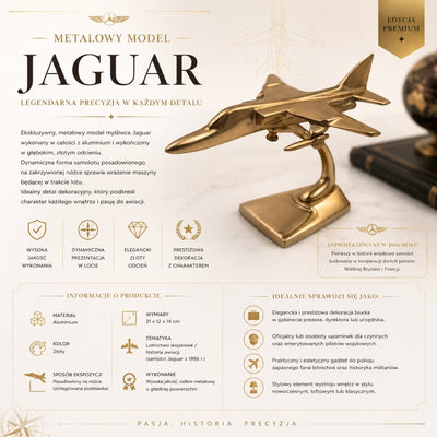 Metallmodell des Kampfflugzeugs Jaguar Flugzeug Geschenk für Piloten – JAG