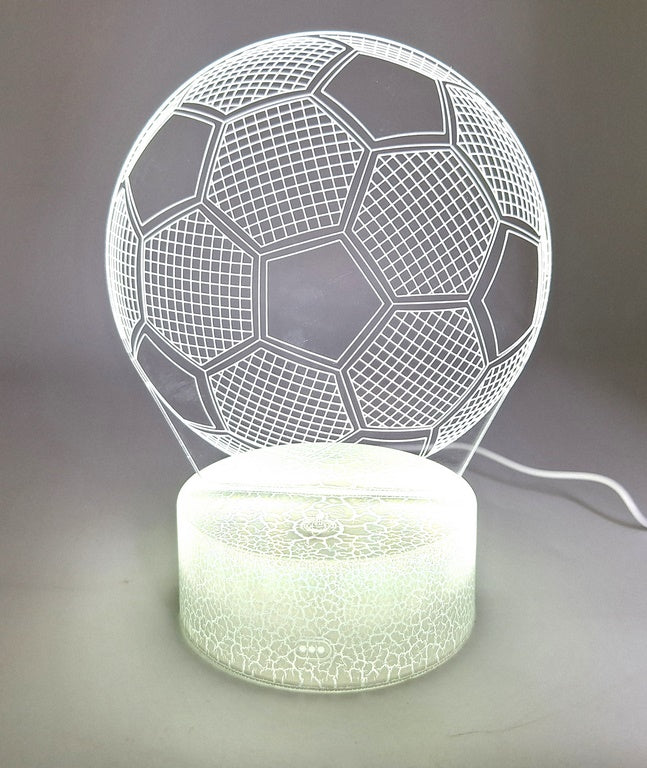 Nachtlicht Fußball - Geschenk für Fußballspieler, Gadget - 3 Farben - P107