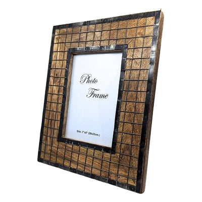 Cadre photo en bois - format photo 13 x 18 cm - A-1639