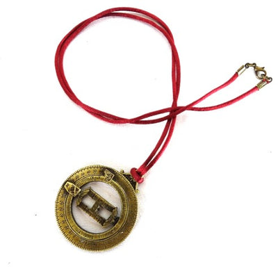 Cadran solaire miniature - anneaux astronomiques - H90