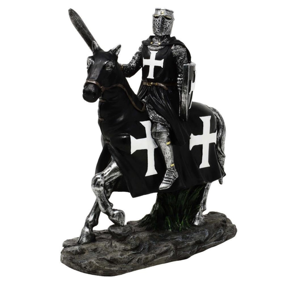 Decoratief beeldje ridder te paard 22 cm - MC-23115