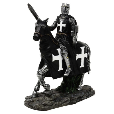 Decoratief beeldje ridder te paard 22 cm - MC-23115