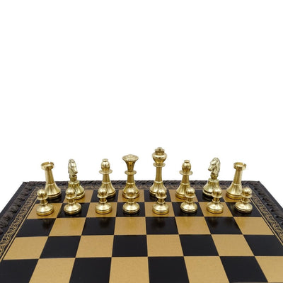 Échecs exclusifs en laiton Italfama 28x28 cm – N001