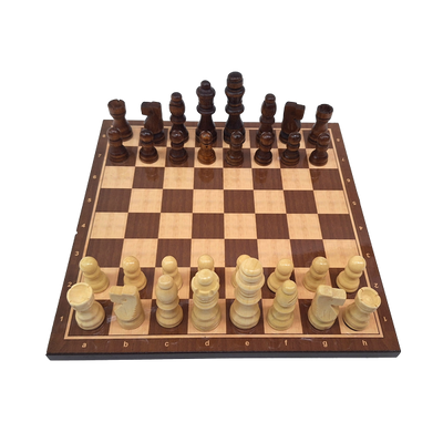 Grand jeu d’échecs en bois 37 x 37 cm – 1050736