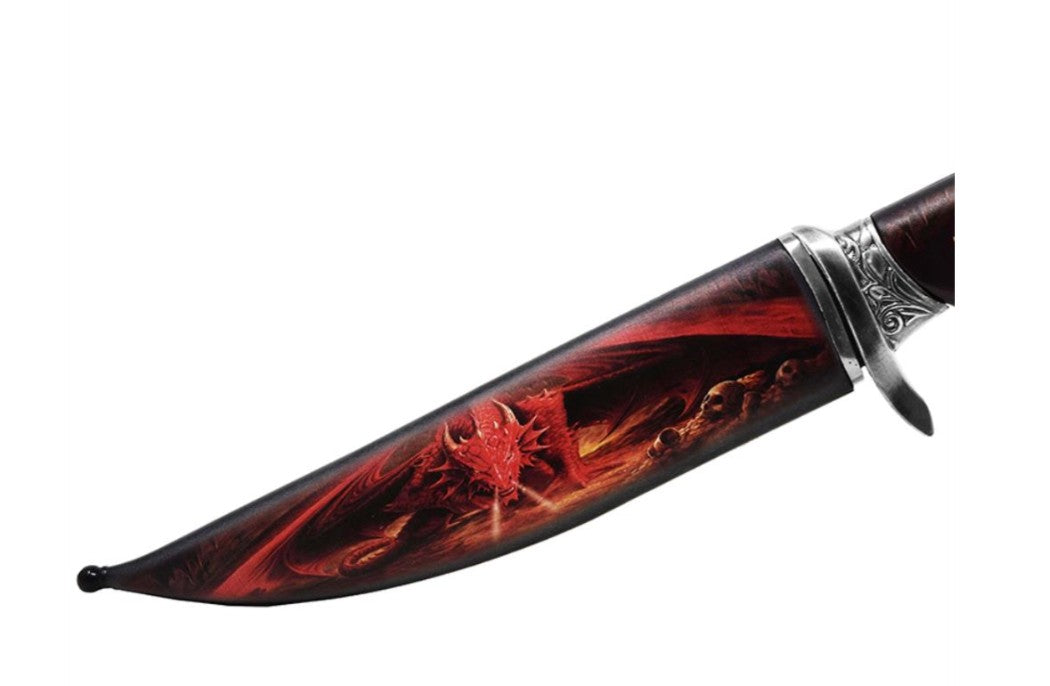 Dague décorative en acier - Poignée dragon - SW-189