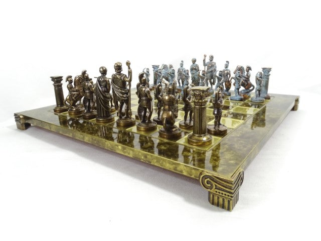 Échecs en laiton Archers grand format 44x44cm - cadeau de luxe - S10BBRO