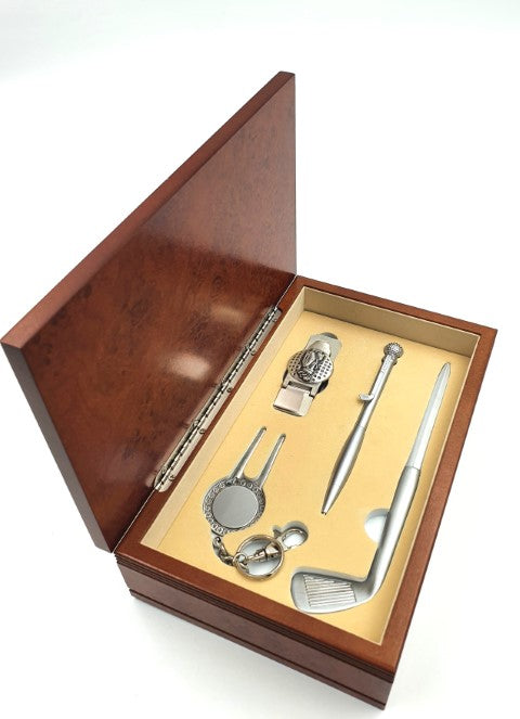 Golf - coffret cadeau quatre pièces - cadeau idéal pour amateur de golf - G082