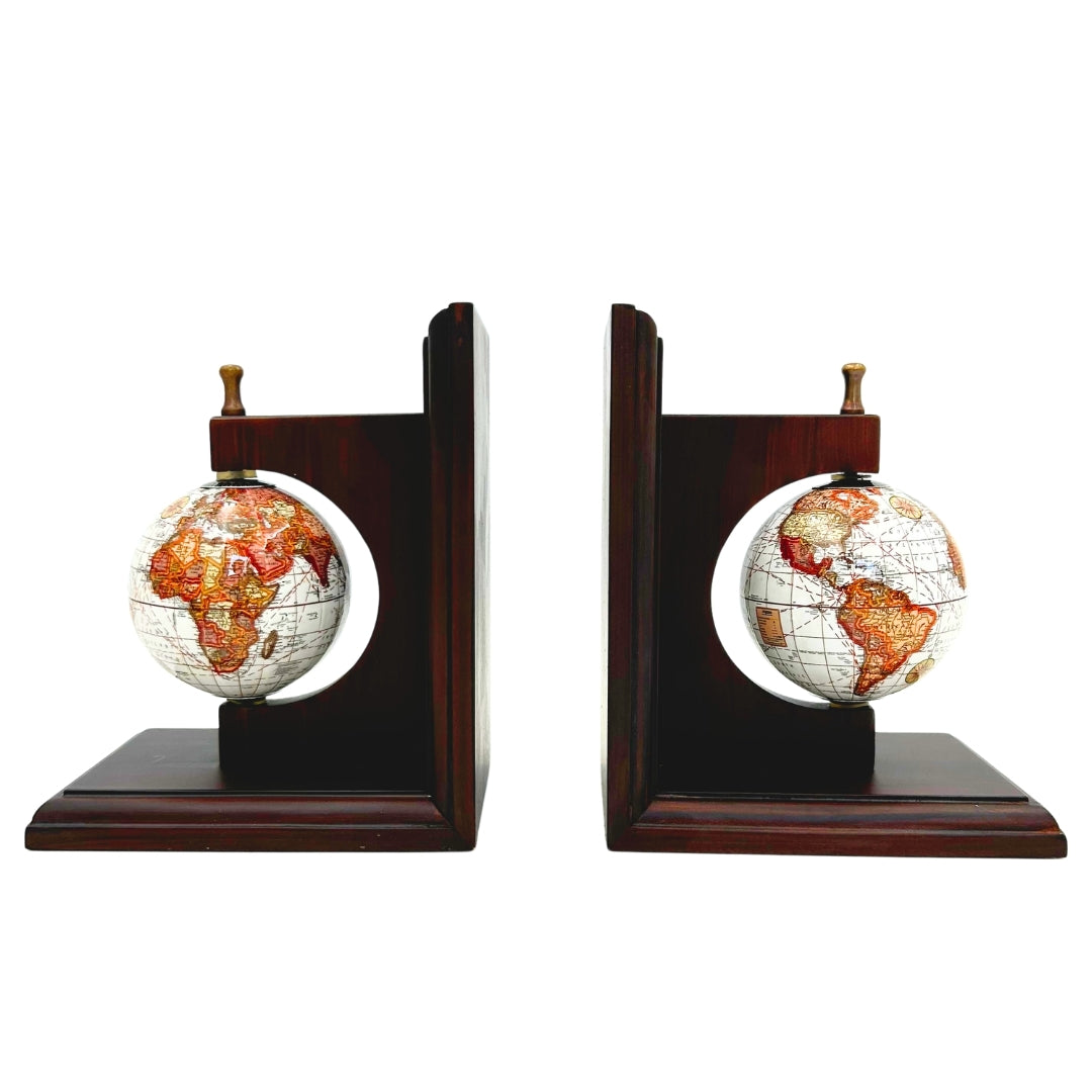 Boekensteun boekensteunen globes - cadeau voor de reiziger - NC2677C
